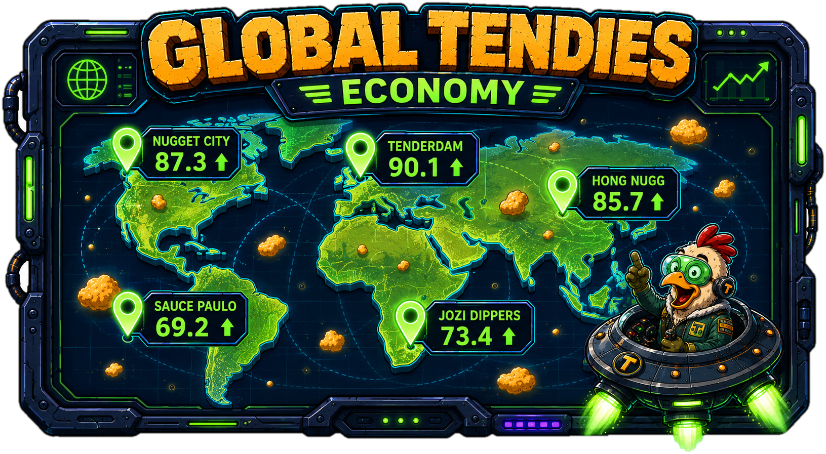 Global Tendies Economy map
