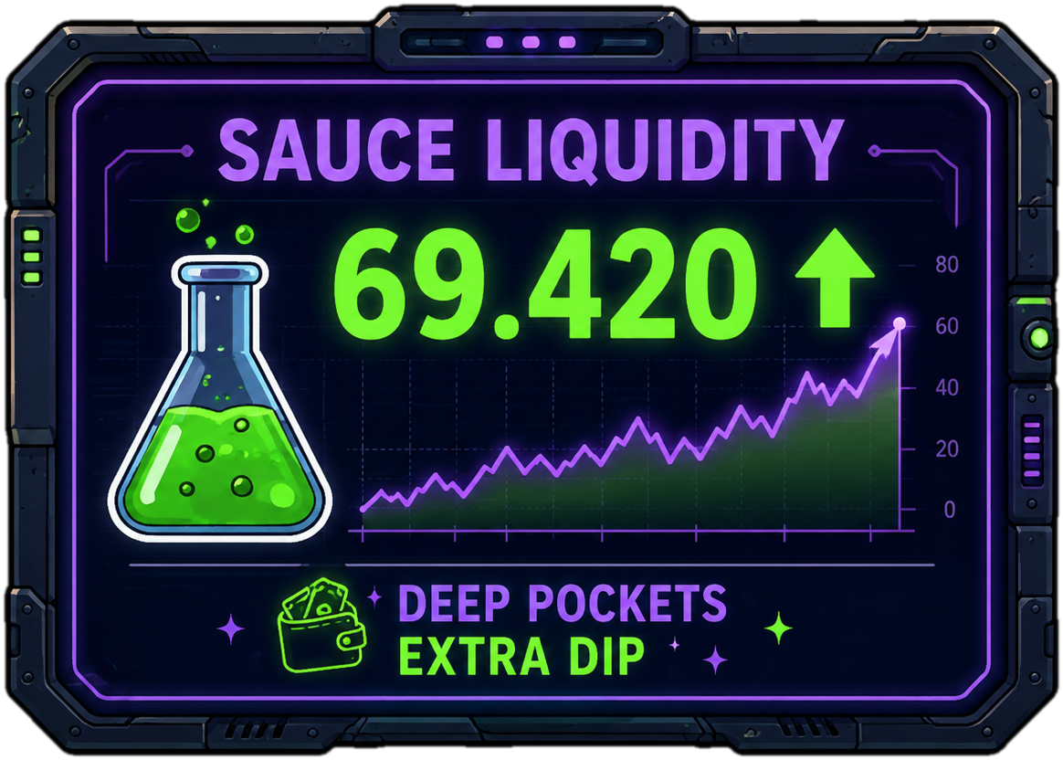Sauce Liquidity 69.420