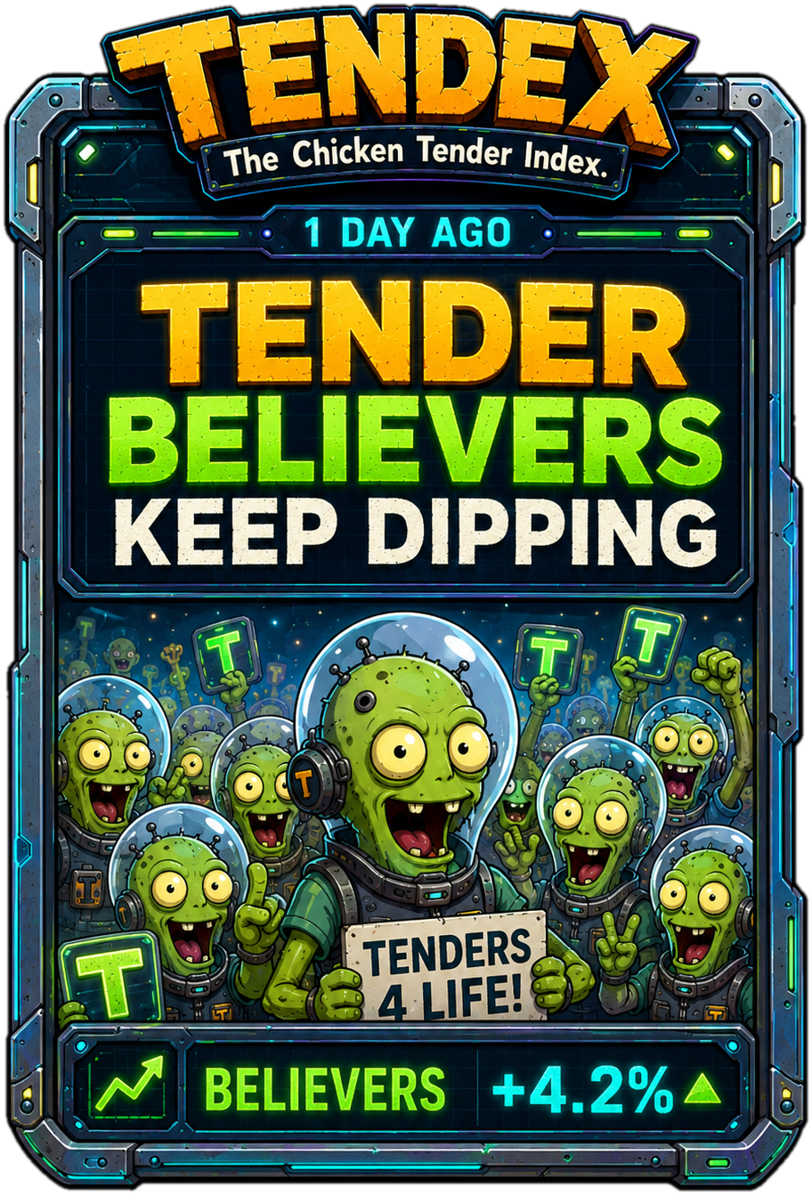 Tender believers keep dipping
