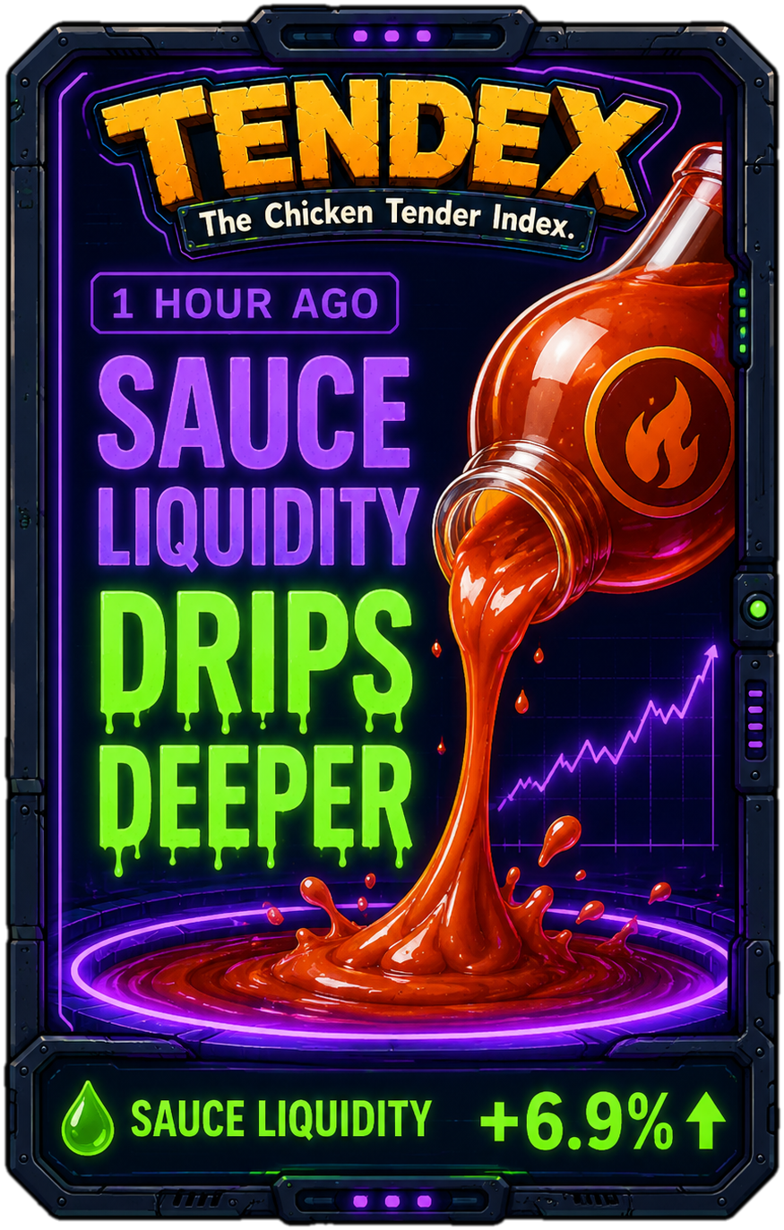 Sauce liquidity drips deeper