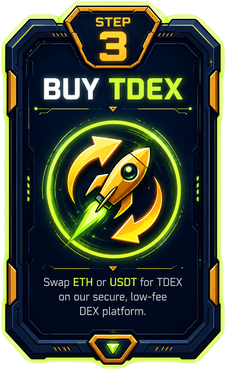 Step 3: buy TDEX